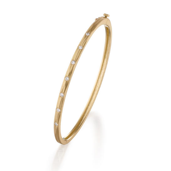 Fairy Dust Seven In A Row Bangle Elizabeth Moore