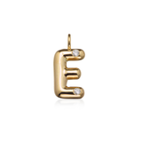 Large Diamond Initial Charms