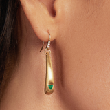 Emerald Teardrop Earring Elizabeth Moore