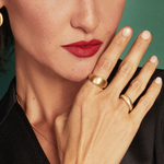 Infinity 18k Gold Bubble Ring Elizabeth Moore