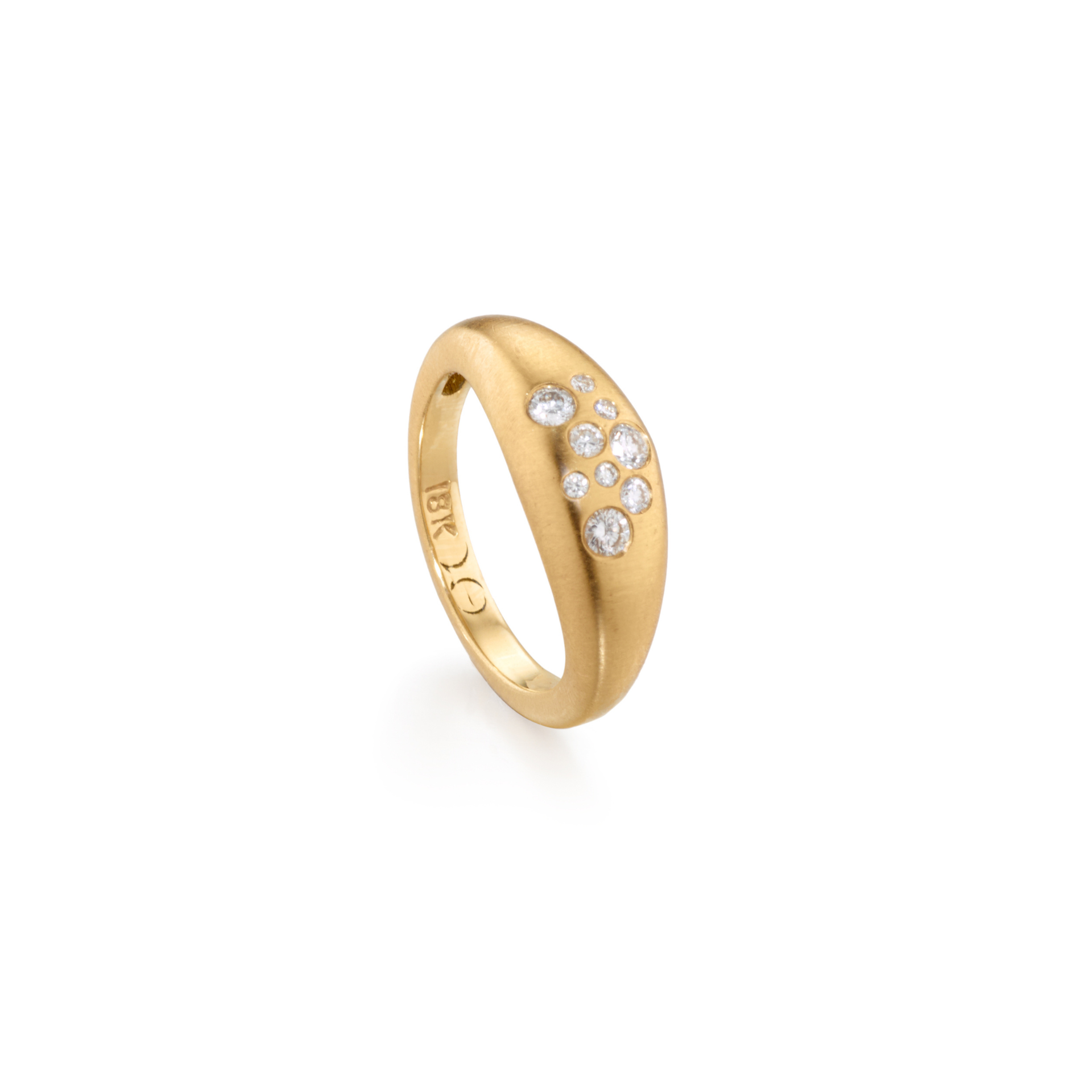 Pinky Ring | Diamond | Fairy Dust Collection | Elizabeth Moore Jewelry