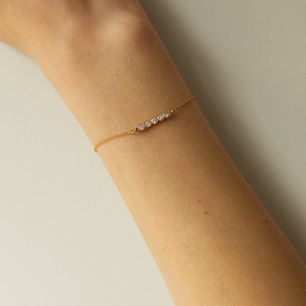 Diamond Bar Bracelet Elizabeth Moore