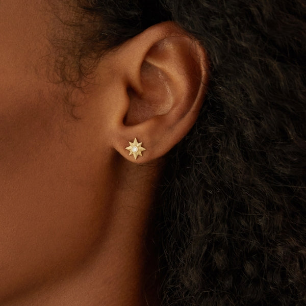 Diamond Star Studs Elizabeth Moore