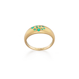 Fairy Dust Emerald Ring
