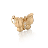 Diamond Butterfly Charm