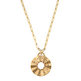 Diamond & Sapphire Aether Pendant