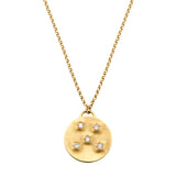 Diamond Disc Pendant