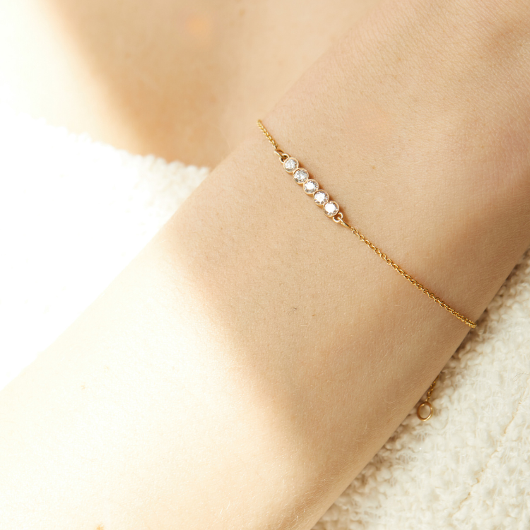 Diamond Bar Bracelet Elizabeth Moore