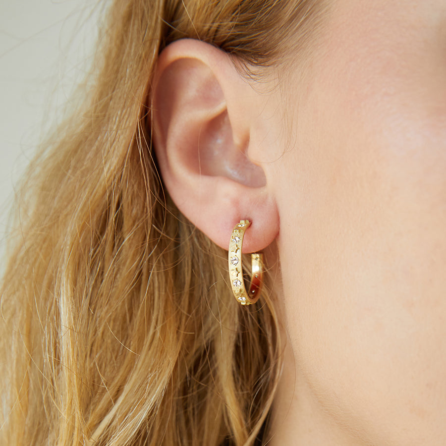 Diamond Star Hoops Elizabeth Moore