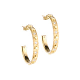 Diamond Star Hoops