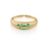 Fairy Dust Emerald Ring