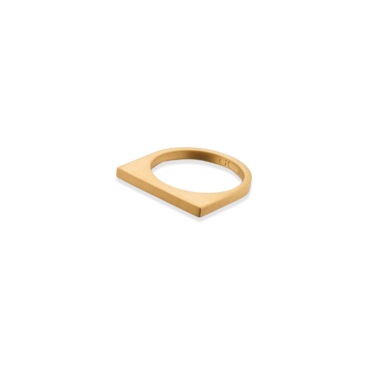 Gold Bar Ring Elizabeth Moore