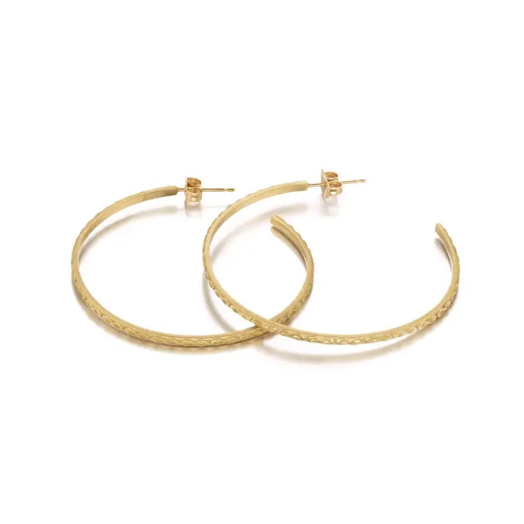 Infinity Large Hoops Elizabeth Moore