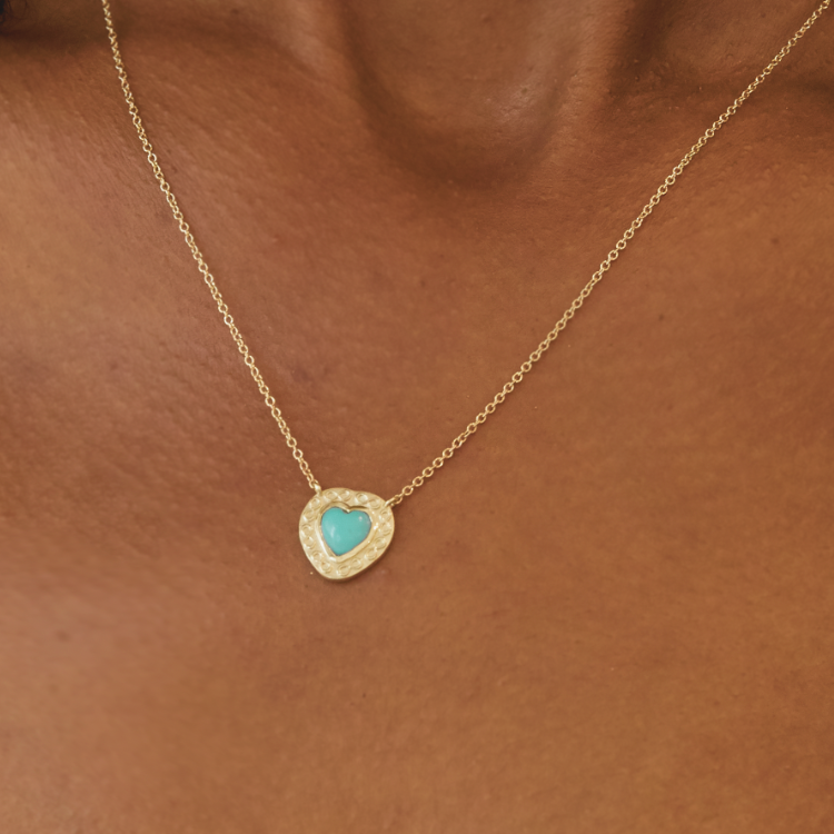 Infinity Turquoise Heart Elizabeth Moore