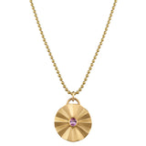 Pink Sapphire Water Pendant