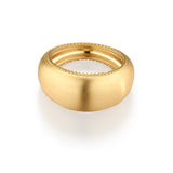 Infinity 18k Gold Bubble Ring