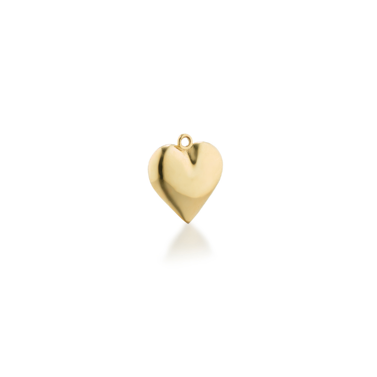 Puffy Heart Charm Ring Elizabeth Moore