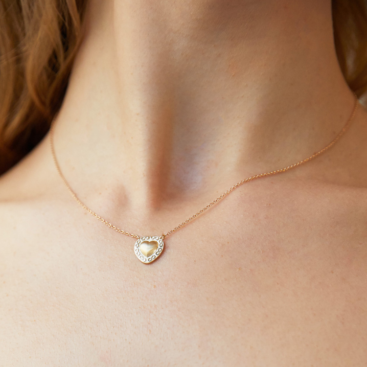 Pure Gold Infinity Heart Elizabeth Moore