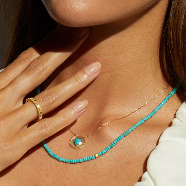 Turquoise Heart Elizabeth Moore