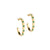 Elizabeth Moore Fine Jewelry Celestial Collection Emeralds Star Hoops