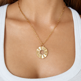 Diamond & Sapphire Aether Pendant