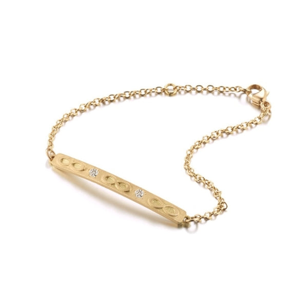 Elizabeth Moore Elizabeth Moore Infinity ID Bracelet Diamond