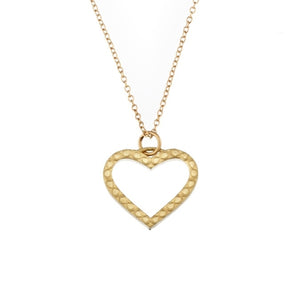 Infinity Open Heart Pendant Necklace | Elizabeth Moore