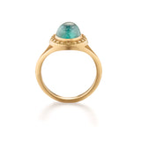 Green Tourmaline Star Ring