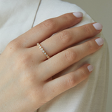 Circle of 5th's Mini Diamond Eternity Band