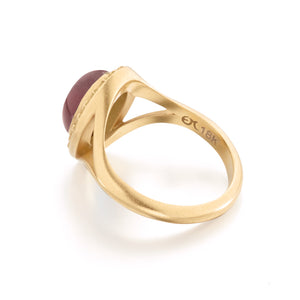 Rhodolite Garnet Ring