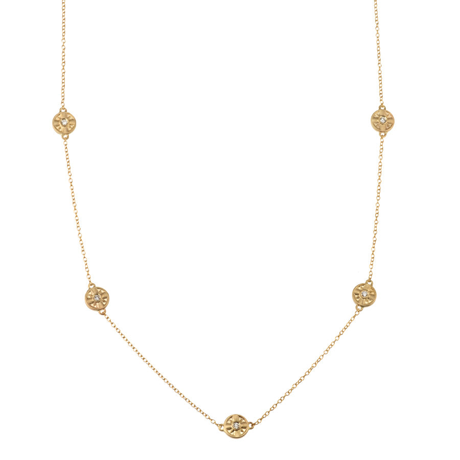 Diamond Station Necklace
