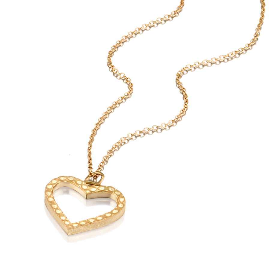 Elizabeth Moore INFINITY OPEN HEART Necklace
